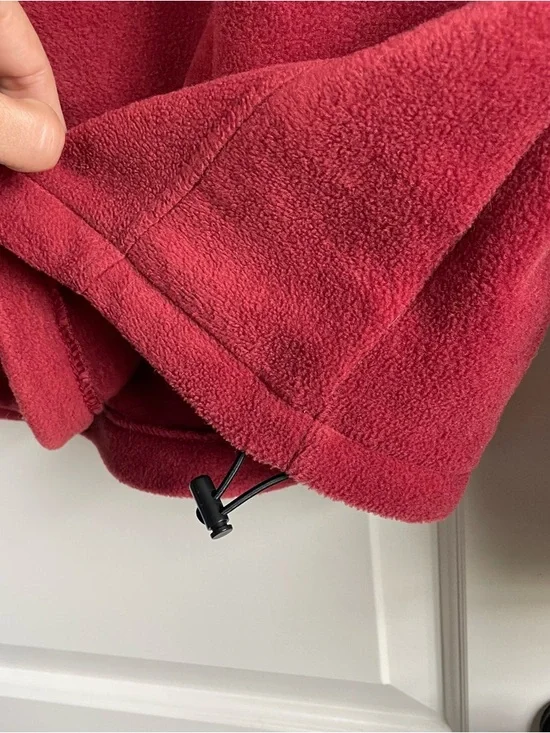 Columbia Men’s Navy and Red Zip-Up Fleece Pullover Size M - Picture 5 of 9